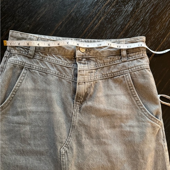 ZARA DENIM MIDI SKIRT - Picture 4 of 7